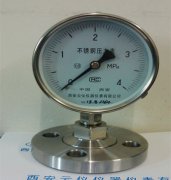 隔膜压力表选择的技术指标